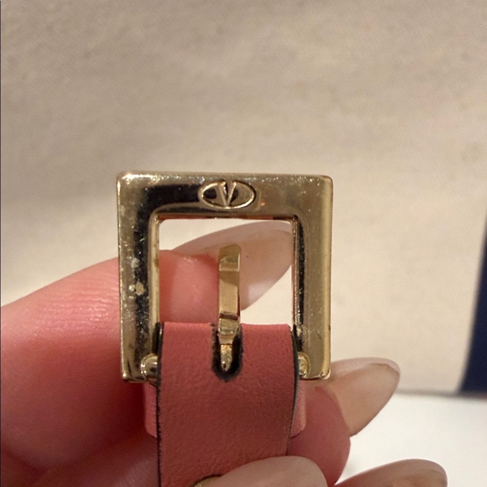 Valentino Pink Bracelet with Gold Studs - Picture 3 of 3